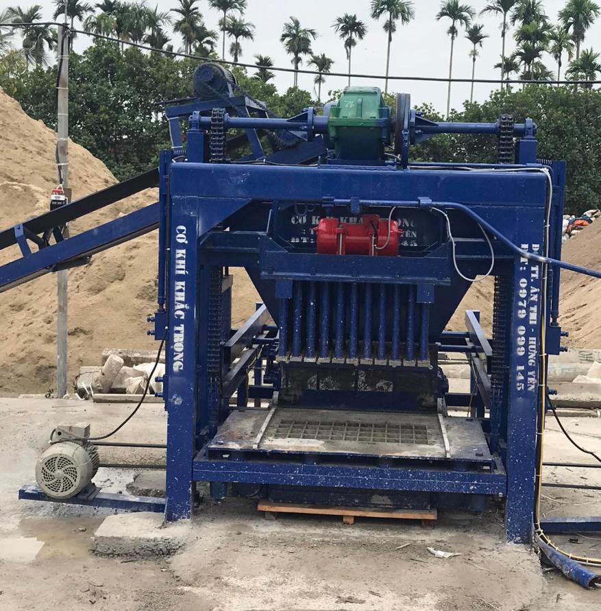 Máy ép gạch không nung Thái Bình